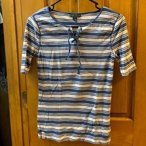 Lauren Jeans Co. 3/4 rugby shirt